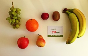 fruitme Obstlieferung der Standard Obstkorb einzeln